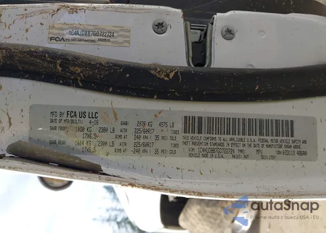 2016 Jeep Compass Sport from USA, damaged, VIN 1C4NJDBB7GD722724